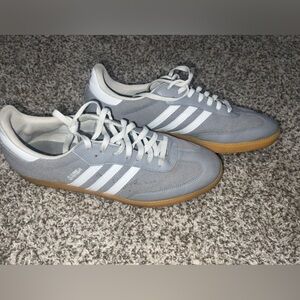 Adidas Originals SAMBA HEMP Gray Leather Sneakers